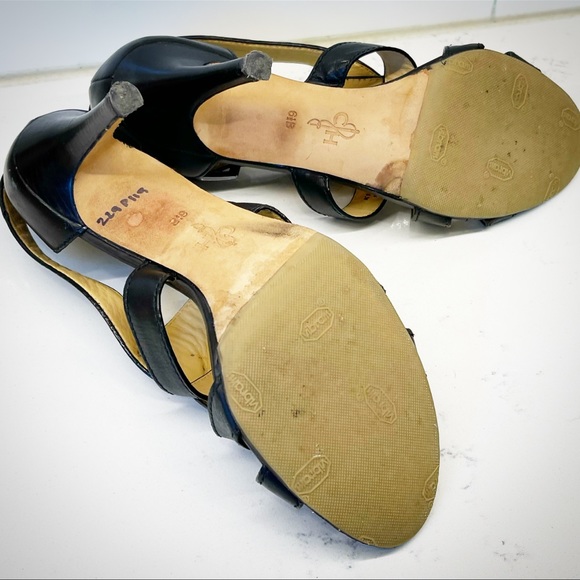 Cole Haan Calfskin Leather Gladiator Heels - Picture 7 of 12